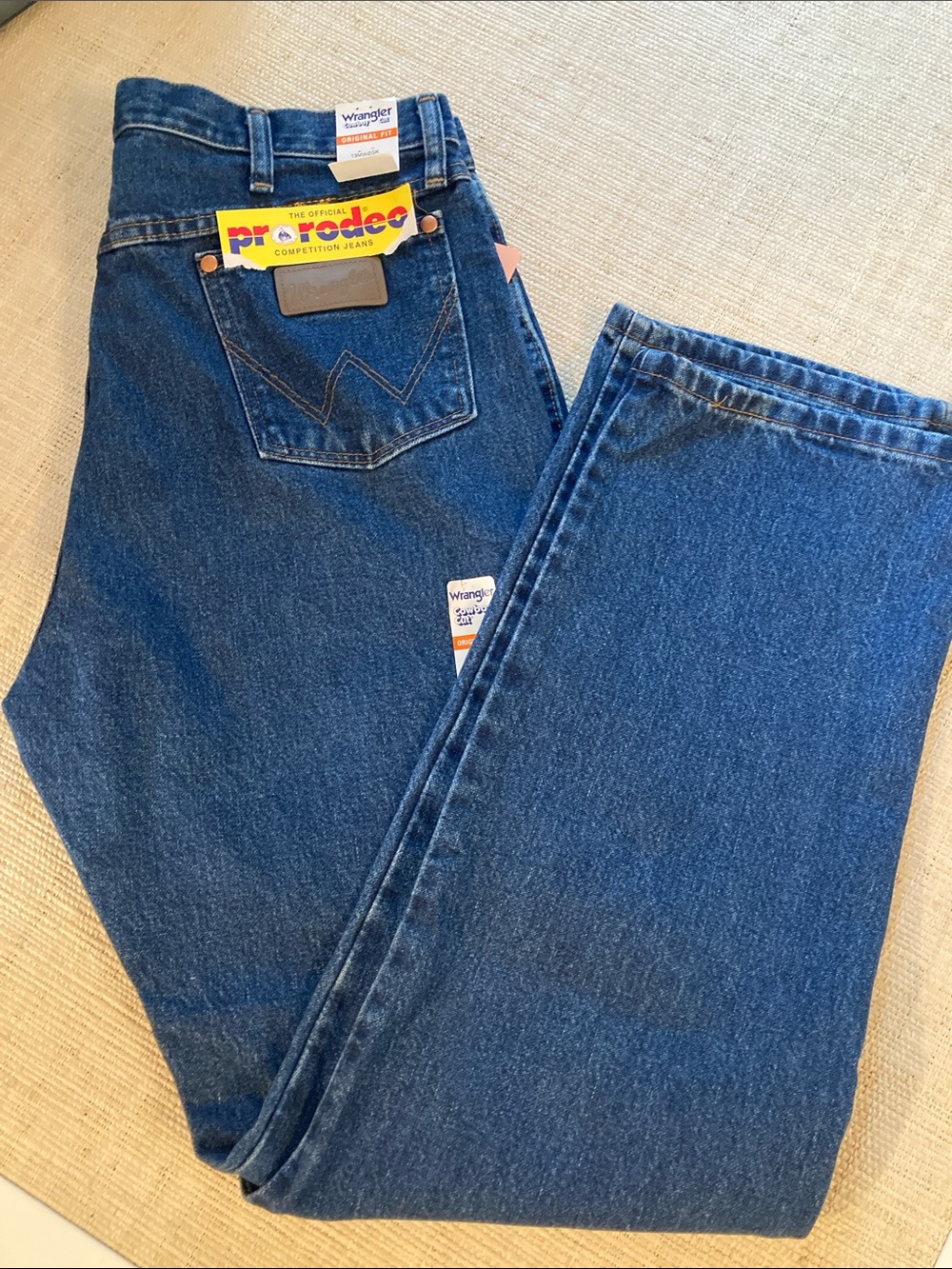 Wrangler cowboy cut NWT Men's Dark Blue Straight-Leg Jeans